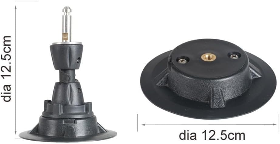TaiCha Base de mástil de windsurf giratoria 360 grados diámetro 12,5 cm para tablero de vela