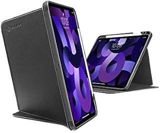 tomtoc Vertical Case for 10.9 Inch iPad Air 5th/4th Gen (2022/2020), Protective iPad Case with iPad Pencil Holder, Magnetic Kickstand for 3 Use Modes, Support iPad Pencil Wireless Charging