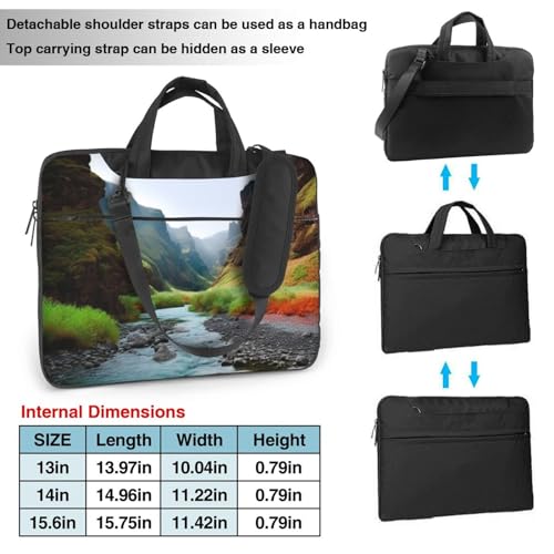 Bolso para laptop KHiry para unisex negro miniatura 2