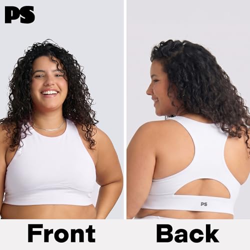 Image of POPSUGAR Sports Bras for Women - Y Back, High Neck, Strappy & Long Line Padded Racerback Bra Workout Yoga Top Racer Back Bra
