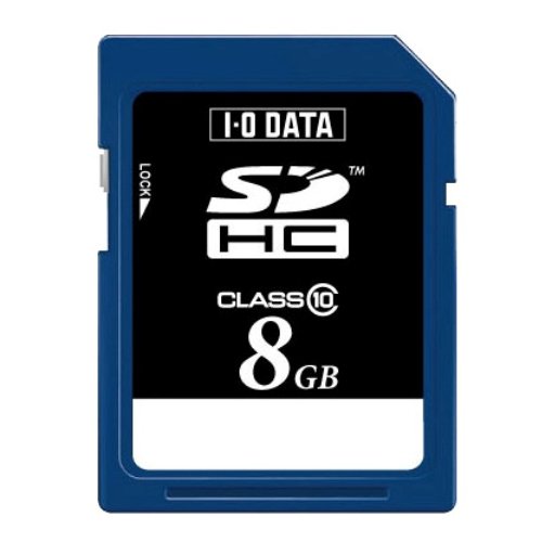 I-O DATA スピードクラス10対応SDHCメモリーカード 8GB SDH-T8G