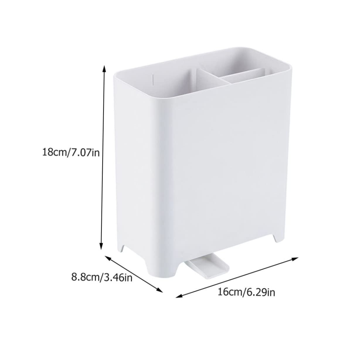 HOLIDYOYO 1pc Kitchen Utensil Holder Creative Chopstick Drain Cage for Tidy Storage Cutlery Organizer for Countertop Space Saving Design Health Standard Compliant