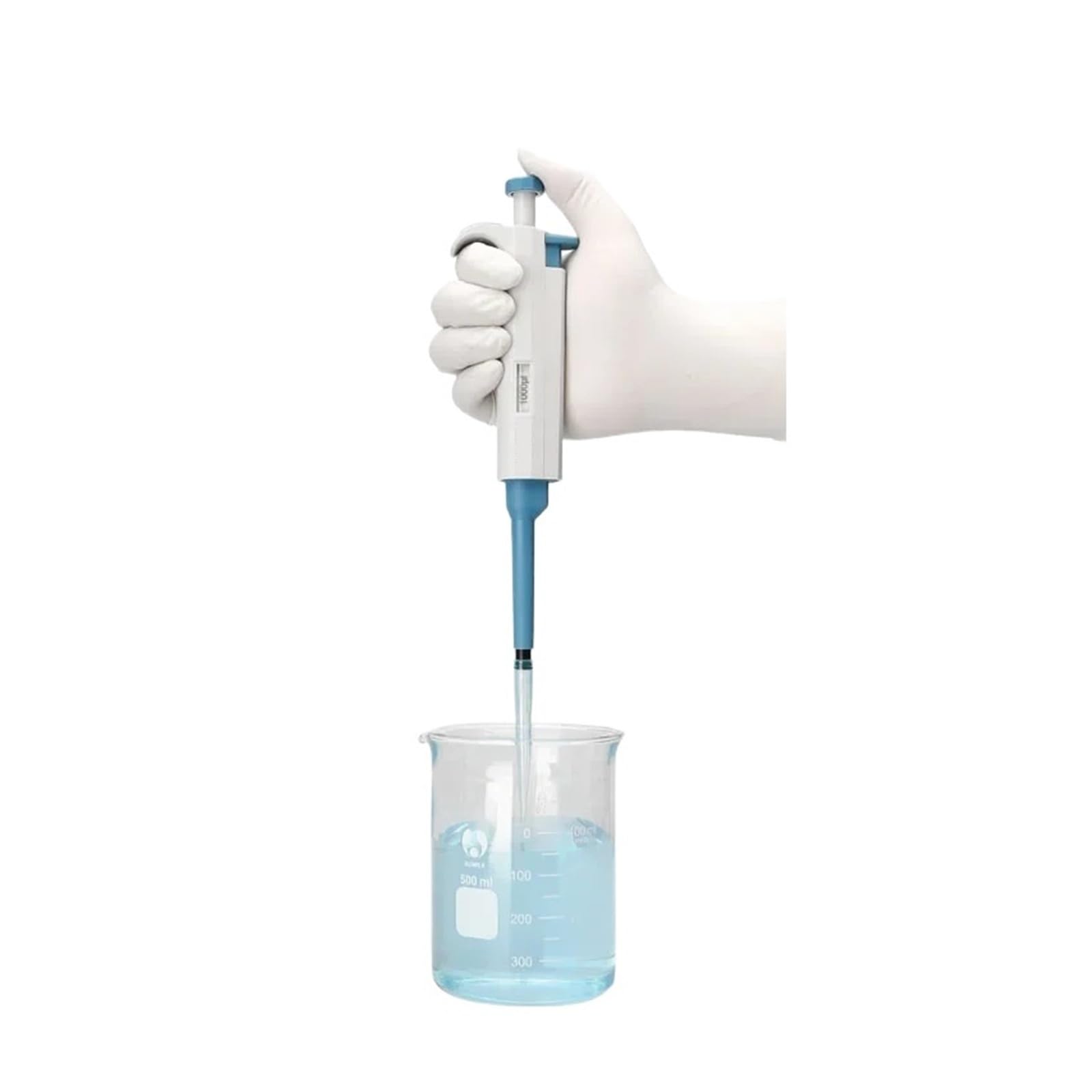 Micropipetta da laboratorio Pipettatrice meccanica a volume regolabile a canale singolo Pipetta da 0,1 a 10000ul Estrazione accurata(500-5000 ul)