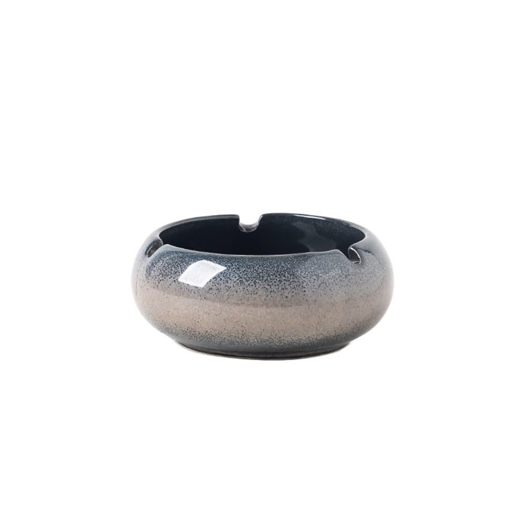 OWOHYG Desktop Smoking Ash Tray Ashtray Ceramic Home Living Room Bedroom Desktop Office Ashtray Easy To Clean.M