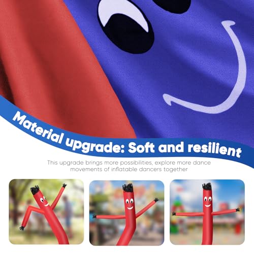 Image of 12FT Inflatable Dancing Man with 3 /4HP Blower, Highly Durable and Tear Resistant Polyester Polyamide Nylon Inflatable Man Dancing, Waving Inflatable Tube Guy