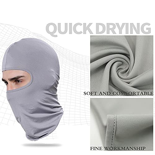N/C 4 Pieces Balaclava Face Mask Cooling Face Cover Sun Hood Uv Protection For Men Women Kids Lightweight Dustproof Fishing Motorcycle Running Cycling (Coffee) #TOP2