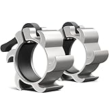 Synergee Silver Aluminium Barbell Collars Locking 2