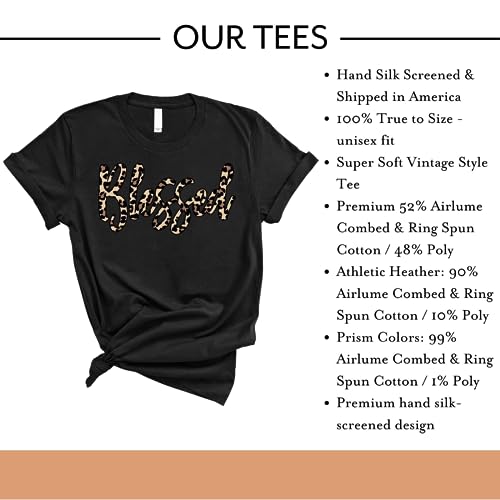 Love in Faith | Blessed Leopard | Christian T-Shirts & Crewneck Sweatshirts for Women | Faith-Based Apparel | Christian Gifts3