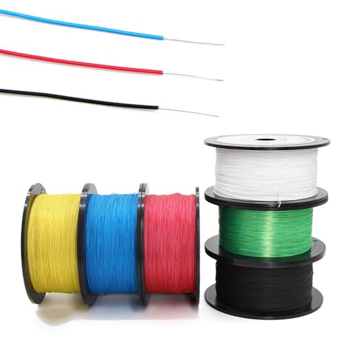 Fil plaqué argent 30AWG câble unipolaire haute température 105°C pour ponts PCB