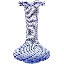 Pasabahce Cesm-i Bulbul Tulip Vase Boho Rare Design Unique Decorative Centerpiece for Living Room, Dining Table, Home Decor, Wedding Accessories, Farmhouse Decoration Gift