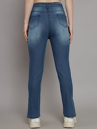 Image of GUTI Womens High Rise Ankle Length Jeans