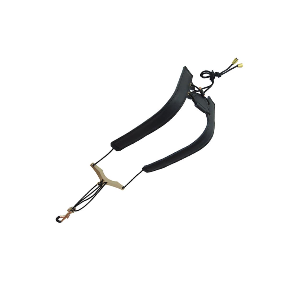 SUPVOX Tracolla per Sax a Doppia Spalla, Collare per Sassofono in Cuoio e Nylon Nero, Regolabile, Distribuisce Peso e Riduce Dolori Stili multipli