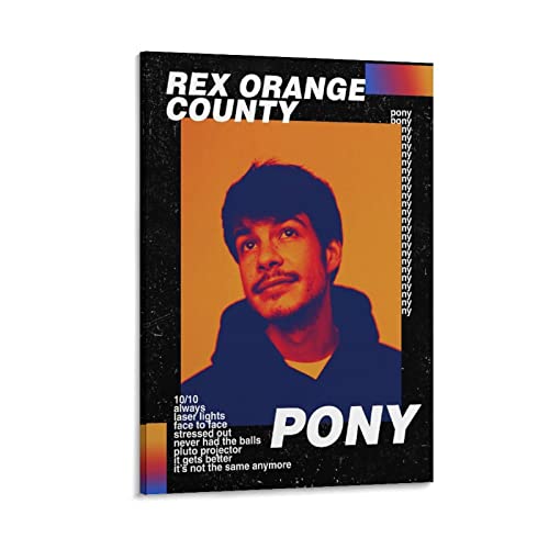 Toile Rex Orange County PONY 2 cadre pour mur vide chambre bureau
