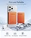 ORICO 1TB Magnetic External SSD, Aluminum Alloy, Up to 460MB/s, External Solid State Drive, Expand Storage for iPhone 17 Pro Max, Compatible w/MagSafe, USB-C Smartphones - K5MINI Orange