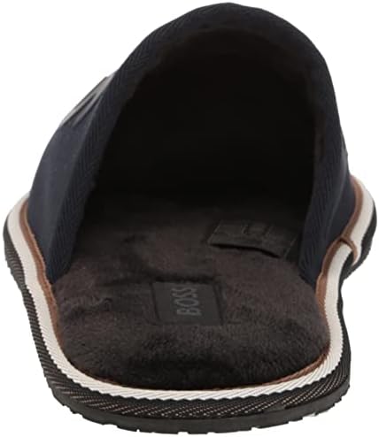 BOSS Men's Big Logo Comfy Slipper, Dark Indigo, 7 | Image 2