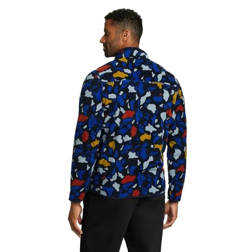 Image of Eddie Bauer Men's Chutes Long-Sleeve Snap Mock Neck Fleece