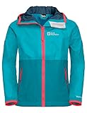 Colorblock-Look Jack Wolfskin Rainy Days Jacket K Regenjacke, Scuba, 116