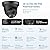 VIKYLIN 4K 8MP IP PoE AI Camera(Black),Security IP Turret Camera with 98ft EXIR2.0 Night Vision,Built-in Mic,Human/Vehicle Detection, 2.8mm Lens,H.265,IP67,NDAA Complaint