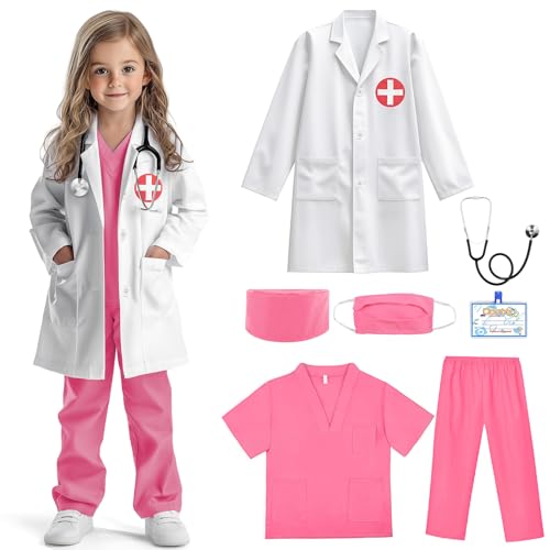 Disfraz de Doctor para Niños Set 7 Piezas miniatura 1