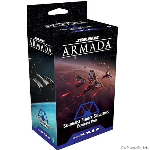 Fantasy Flight Games Star Wars Armada Separatist Fighter Squadrons EXPANSION PACK | Miniatures Battle Game | Strategy Game for Adults and Teens | Ages 14+ | 2 Players | Avg. Playtime 2 Hours | Made by