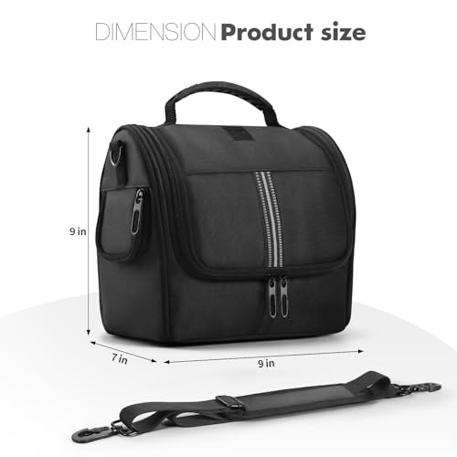 OURHZTB Carrying Case Compatible with Anker 521 Portable Power Station, Outdoor LiFePO4 Battery, Storage Bag with Shoulder Strap, Side Zipper, Two-Layer Pockets for Charging Cable and Accessories by OURHZTB - Used condition - Image 2