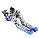 SHUAIFEI 2019 New CNC Griff Motorrad Einstellbare Bremsen-Kupplungs-Hebel for B-M-W R1250GS R 1250 GS Adventure 2018 2019 (Farbe : Titanium Blue)