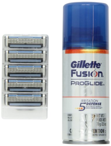 Gillette Mach3 Blade Refills And Shave Gel Value Pack