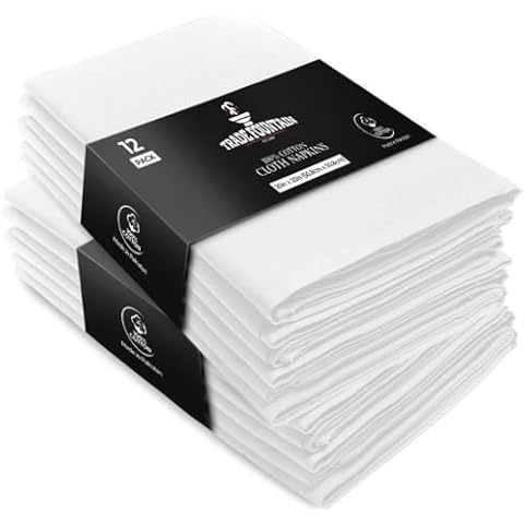 Trade Fountain Set of 12 Cotton Napkins Cover