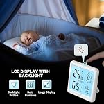 DOQAUS Digital Hygrometer Indoor Thermometer Humidity Meter with Backlight - Image 3