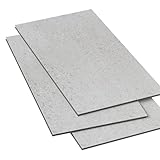 GoodHome Dalle PVC Clipsable Mambo 61 x 32 cm — Granito Gris (Vendue au Carton, 12 Dalles)