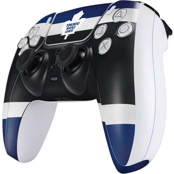 Skinit Decal Gaming Skin Compatible with PS5 Controller (2 Pack) - Officially Licensed NHL Toronto Maple Leafs Jersey Design