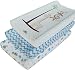 Ultra Soft and Comfty Changing Pad Cover 3pk by BlueSnail (Blue Set)