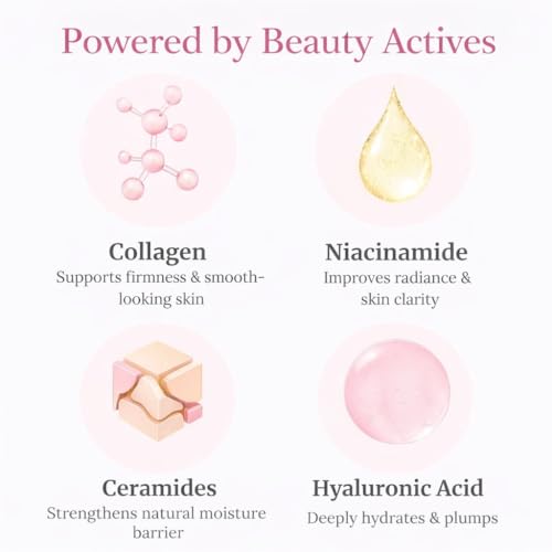 Image of Collagen Overnight Wrapping Peel Off Face Mask for Glass Skin - Korean Night Mask with Hyaluronic Acid & Niacinamide, Deep Hydration, Pore Care, Elasticity & Firming, Sleeping Pack Skincare