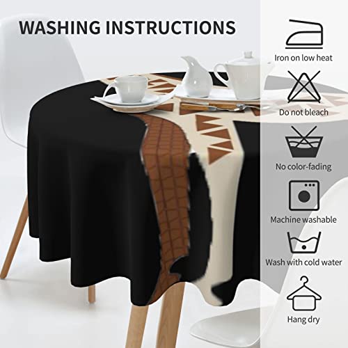 Tablecloth Spotted Giraffe Printed Table Cloth Soft Tablecloth For Kitchen Dining Waterproof Tabletop Cover For Family Meals Christmas Festival Kitchen Decoration #TOP2