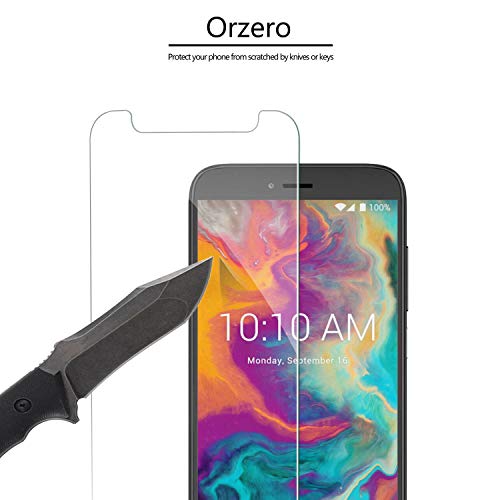 Orzero (3 Pack) Compatible For Coolpad Legacy S Tempered Glass Screen Protector, 9 Hardness Hd Anti-Scratch Bubble-Free (Lifetime Replacement) #TOP2