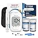 Sinocare Safe AQ Pro I Glucometro Misuratore Glicemia nel Sangue Diabete Test Kit con Strisce in Argento-Carbonio, Alta Precisione, Marcatori Prima/Dopo Pasto con 50 Strisce e Lancatte