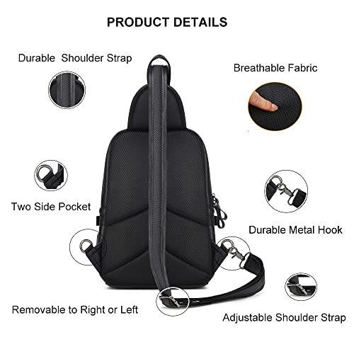 Mochila Crossbody Sling multi-bolsillo para senderismo miniatura 4