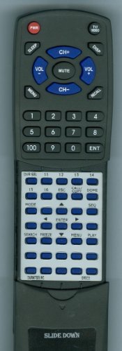Replacement Remote Control for SPECO DVR4TL, DVR8TL, DVRNTSELRC, DVR16TL