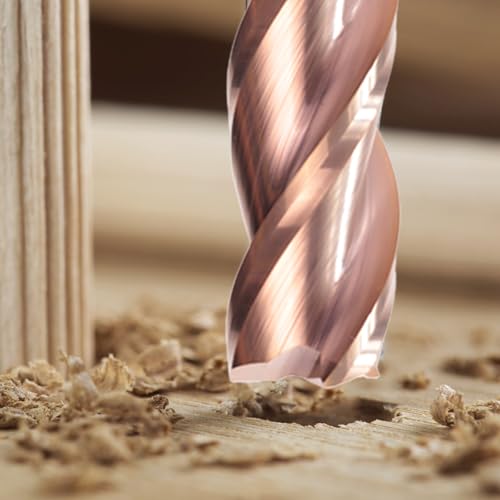 Image of NZ 3 /16 inch 3 Flute Square End Mill TiSiN-Coated Solid Carbide 37 Helix - 5 /8 inch LOC for Alloy & Hardened Steel