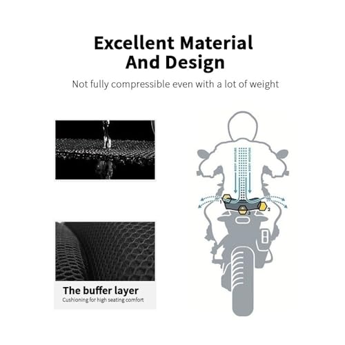 Housse de siège passager pour Multistrada V4 en nylon mesh - 5