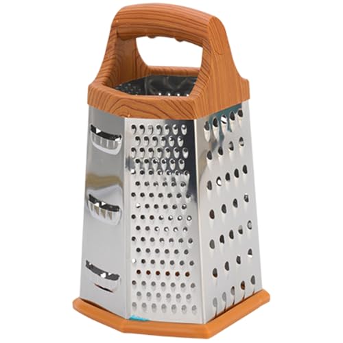 Rallador de caja de acero inoxidable con 6 caras, 22.5 cm miniatura 1