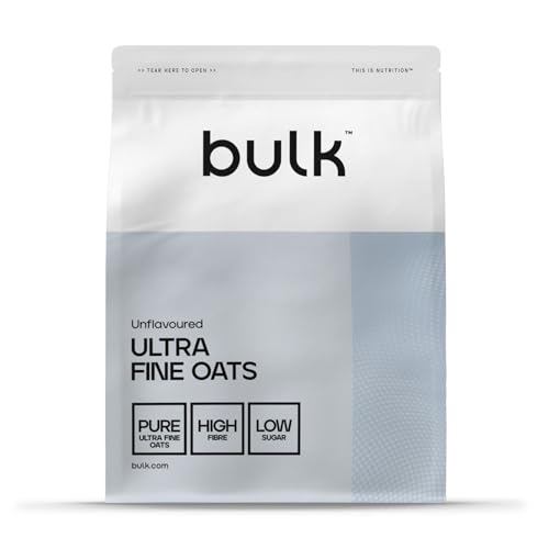 Bulk Avena Instantánea, Sin sabores añadidos, 1kg, 20 Dosis