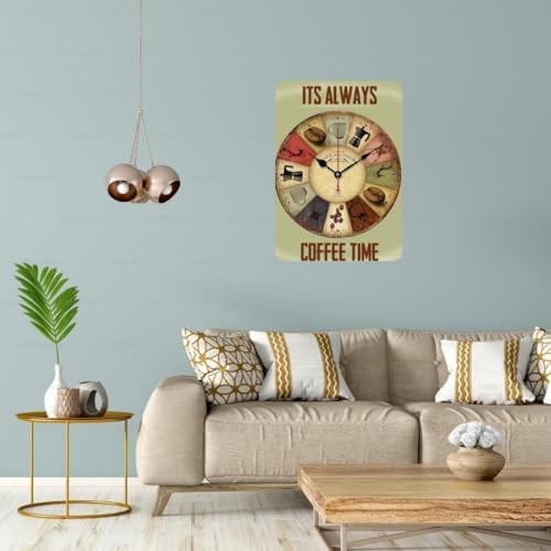 Image of Zesta Bathroom Decor Items Washroom Decor Tin Sign | Aesthetic Posters Wall Poster for Bedroom | Magnetic Cafe Decoration Items / Restaurant Decorations Items | Quirky Home Decor Bar Accent (Coffee Lover)