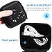 HOMOCONO Cable Charger Storage Bag Small Electronic Bag with Organizer Earphone Storage Pouch