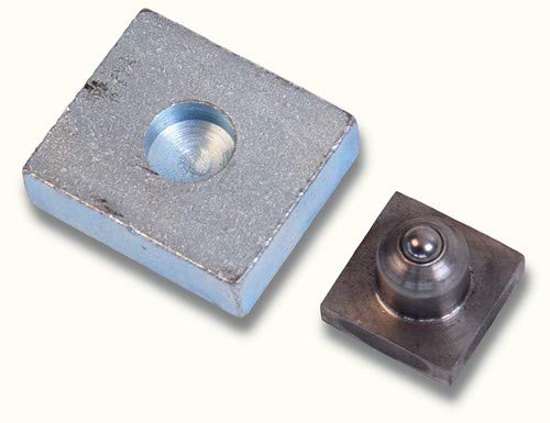 Pivot à bille 35x35 inférieur crapaudine portail fer forgé acier