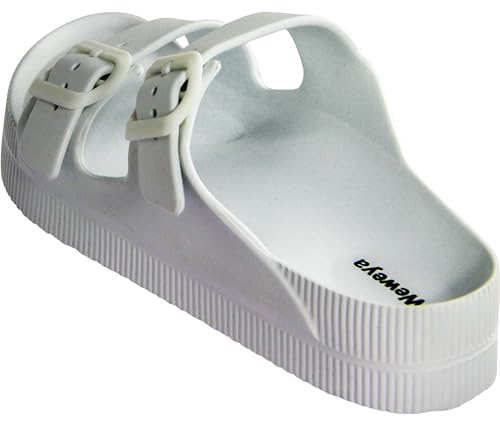Image of Weweya Platform Sandals Women Arch Support Sandal Buckle Straps Slides