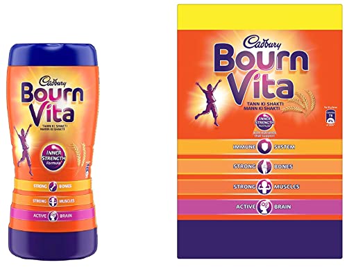 Image of Cadbury Chocolate Health Drink - Bournvita, 2 Kg & Cadbury Chocolate Health Drink Jar, 1kg