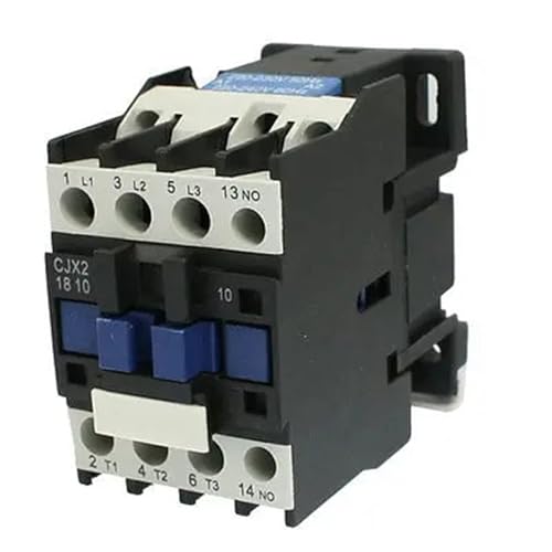 Contactor de CA CJX2-1810 trifásico 18A con bobina 220V de tres polos y un NO