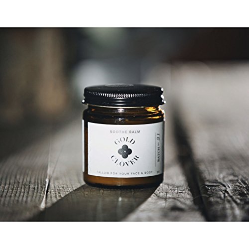 Gold Clover Tallow Balm "Soothe Balm" w/ Peppermint & Lavender -3 oz.