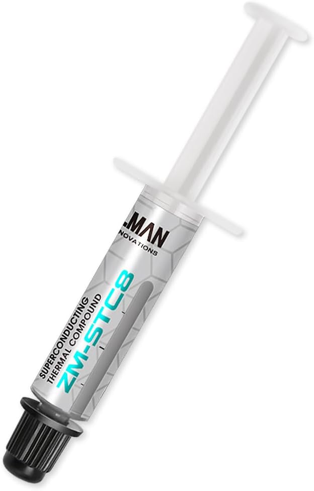 STC8 (1.5 g) Performance Thermal Grease Compound Paste, Heatsink Paste for All Coolers, CPU & GPU, Superconducting Micro-Filler Density Technology (8.3 W/m-k, 350-480 Pa.s)